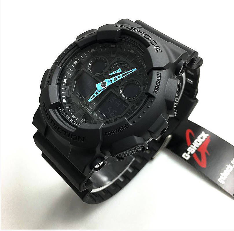 Casio G-Shock GA100 Series Analog Digital Black Dial Men’s Watch GA100C-8A