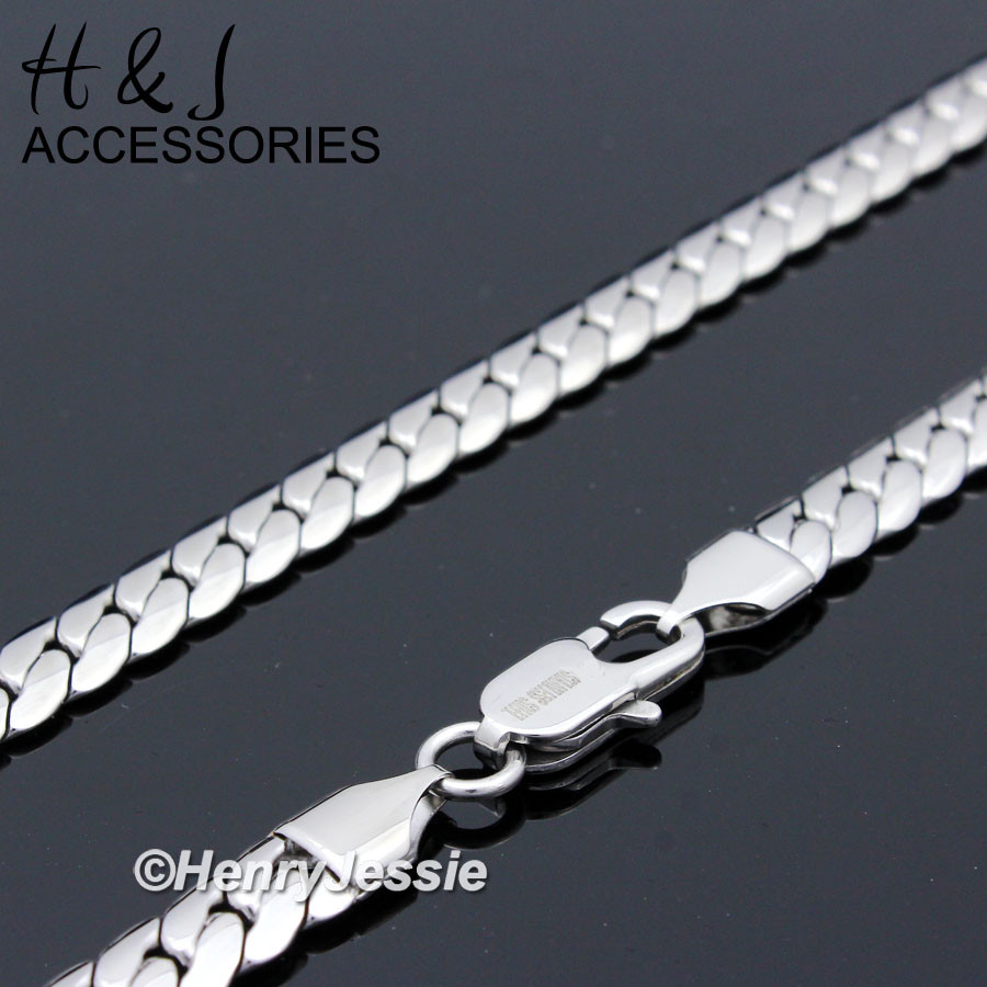 7.5″-11″MEN Stainless Steel 8mm Silver Miami Cuban Curb Link Chain Bracelet*B155