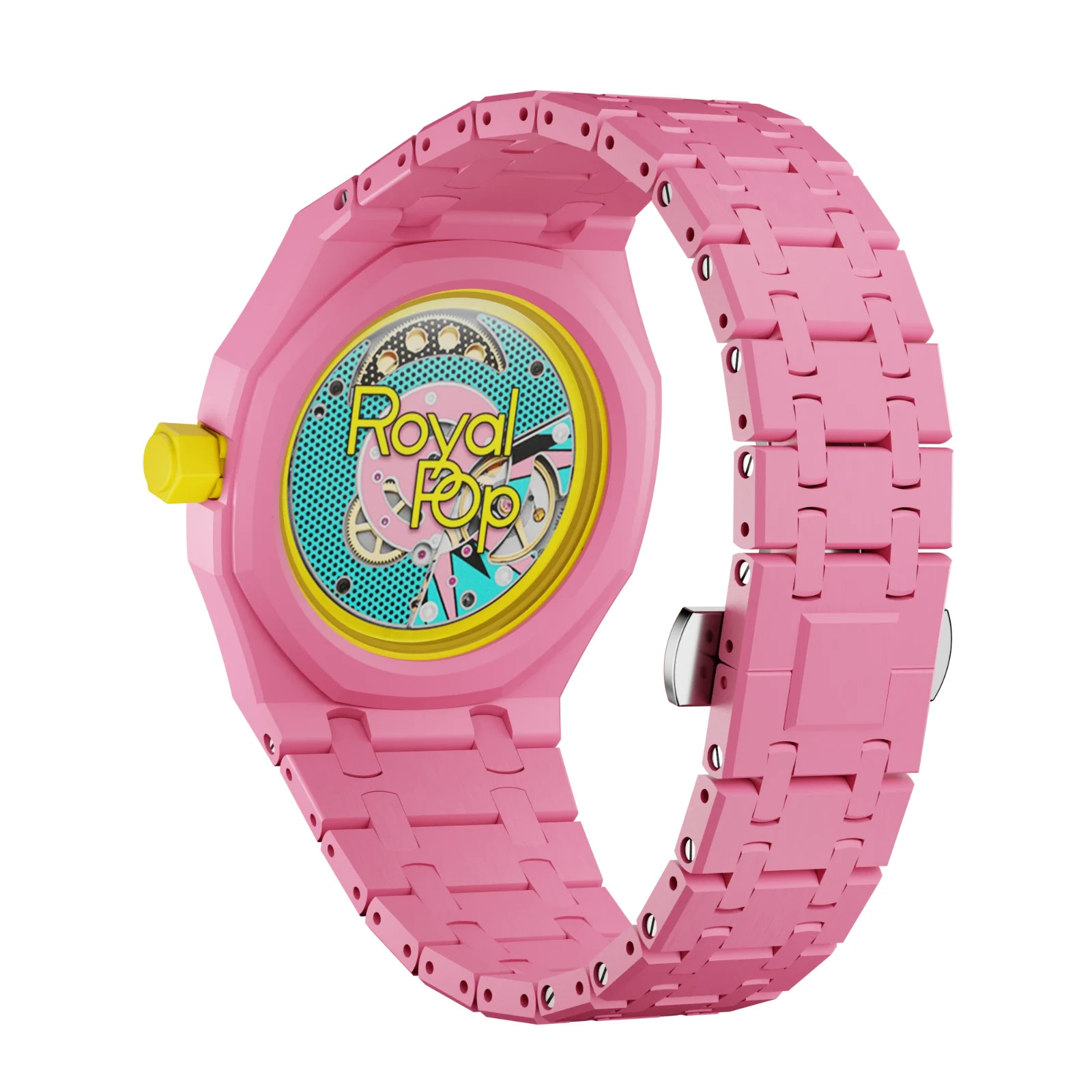 Ceramic Strap Wrist Band Bracelet Mod Kit For Swatch X AP Royal Pop