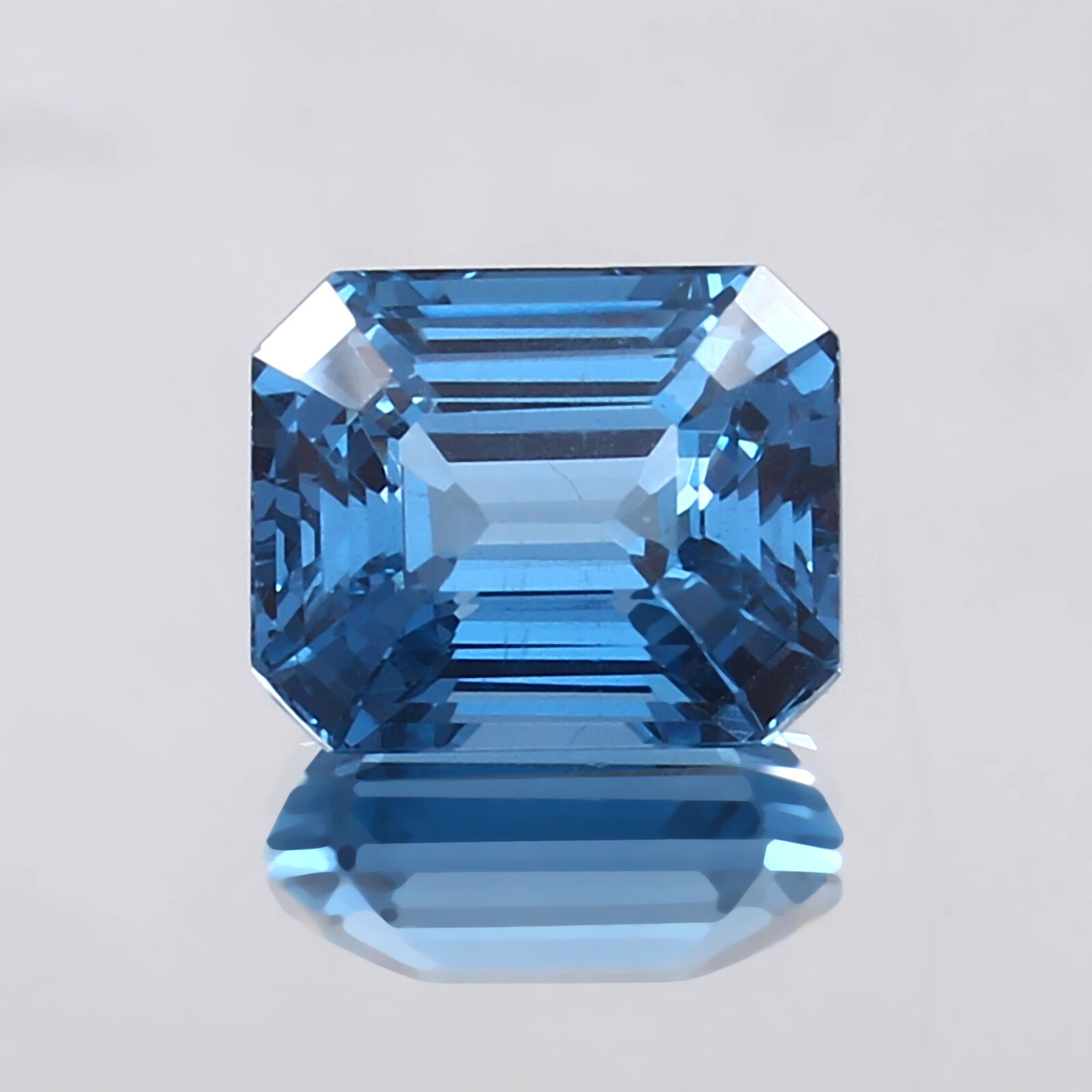 AAA Cut Natural Santa Maria Aquamarine Loose Radiant Cut Gemstone 12×10 MM