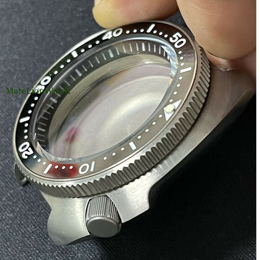Titanium 200m Diver Watch Case Fit NH35 NH36 Sapphire Crystal AR Coating 20ATM