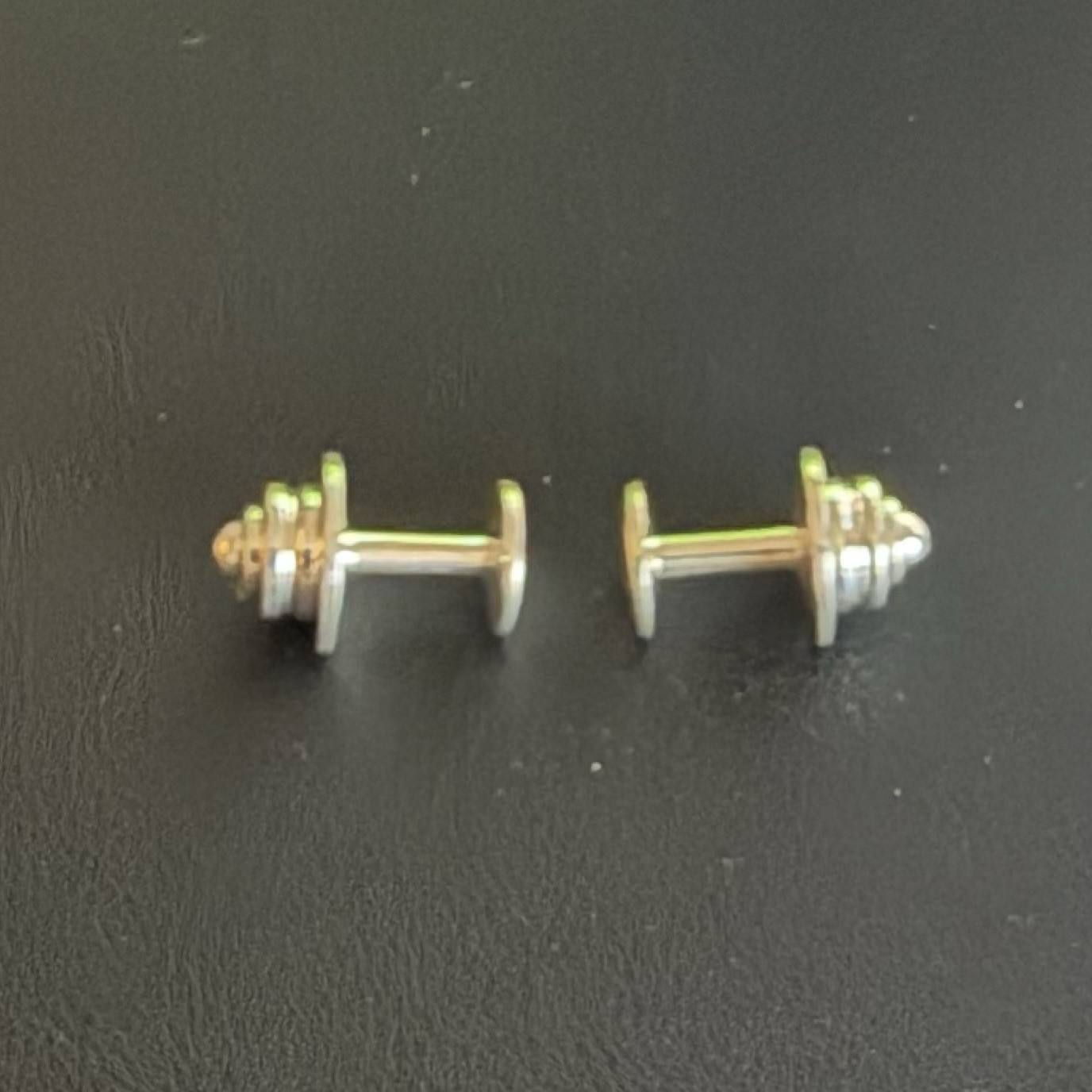 TIFFANY & CO. Paloma Picasso Fixed Back Cufflinks Sterling Silver
