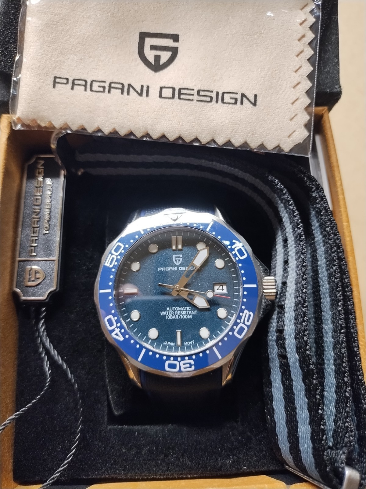 Pagani Design PD1667 Automatic NH35 Steel Watch 42mm.USA Seller. Ships from USA