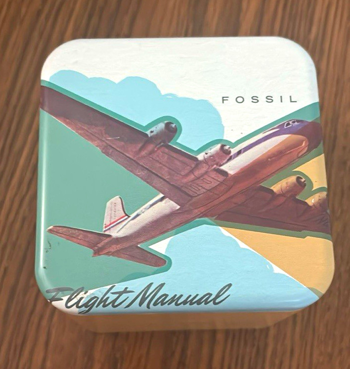 Fossil flight manual watch brand new ￼