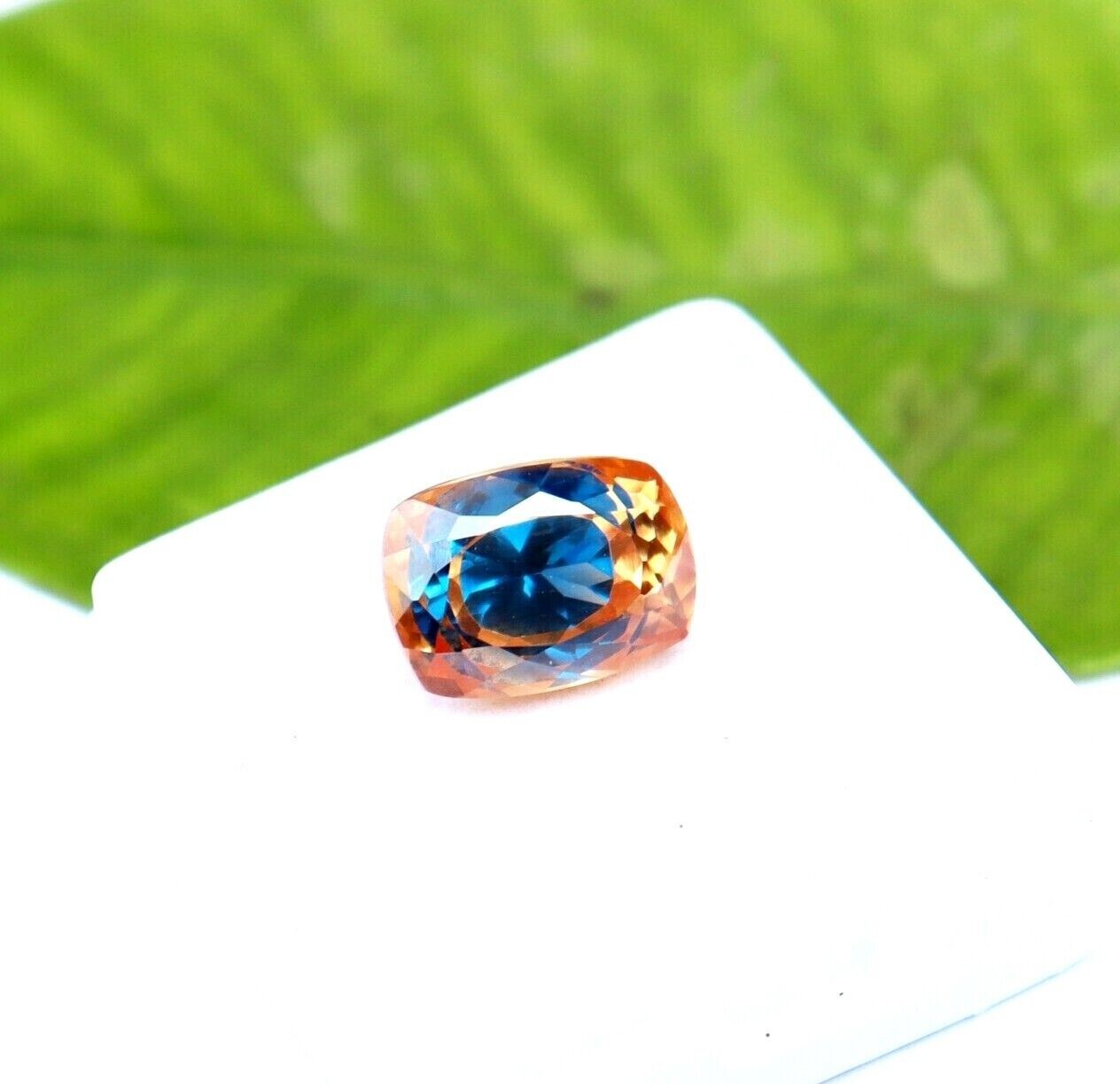 PITAMBARI SAPPHIRE Cushion CUT NATURAL BI-COLOR CERTIFIED LOOSE GEMSTONE 20.05CT