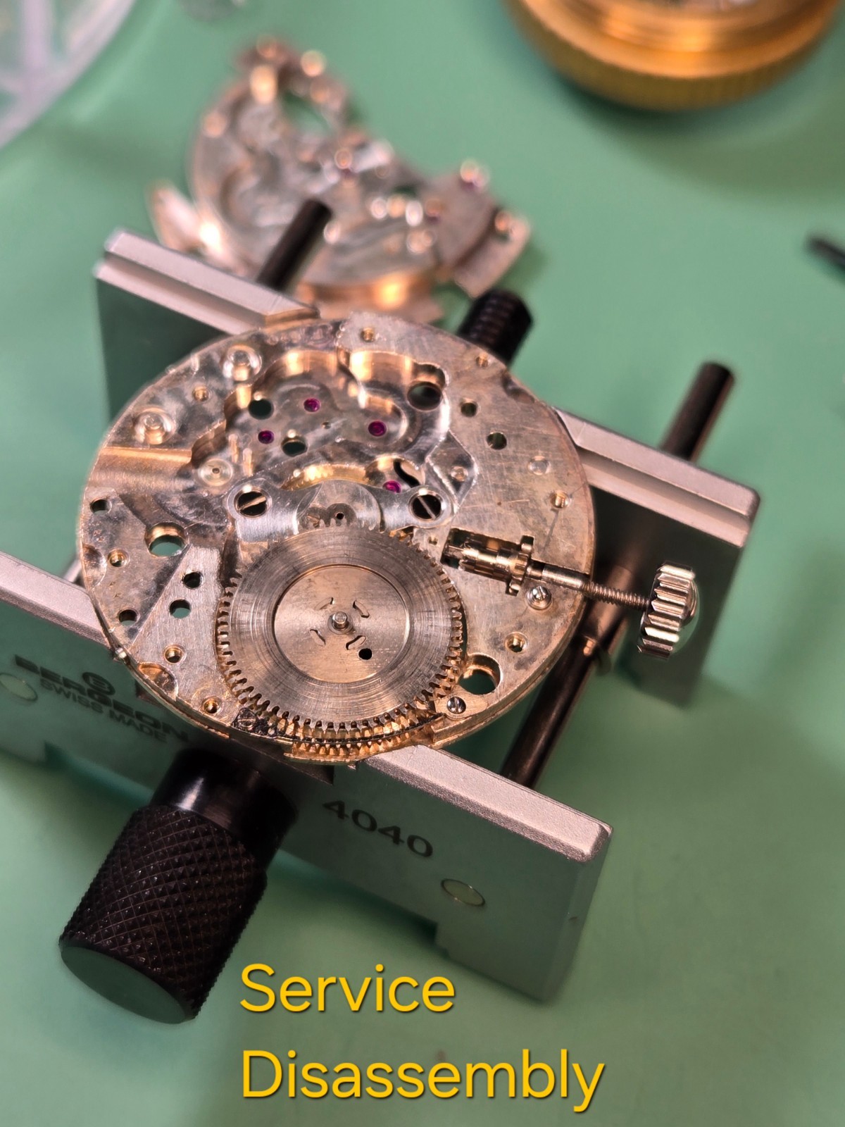 Vintage Delbana – SERVICED – Automatic 17J Bidynator Swiss Watch, New crystal