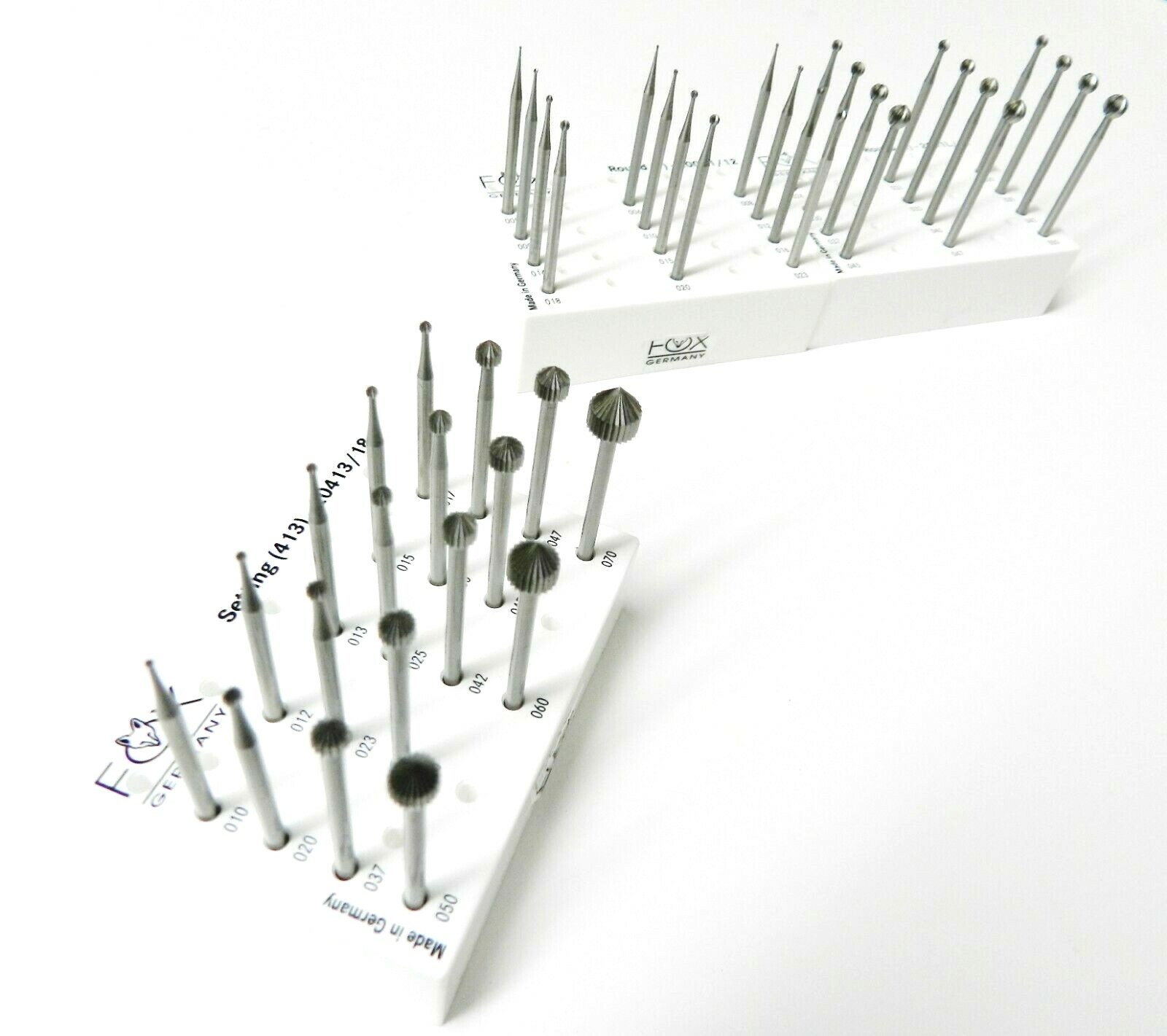 Jewelers Burs SET Round Ball Burs 005 – 5.0mm & Stone Setting Burs 010 – 7.0mm