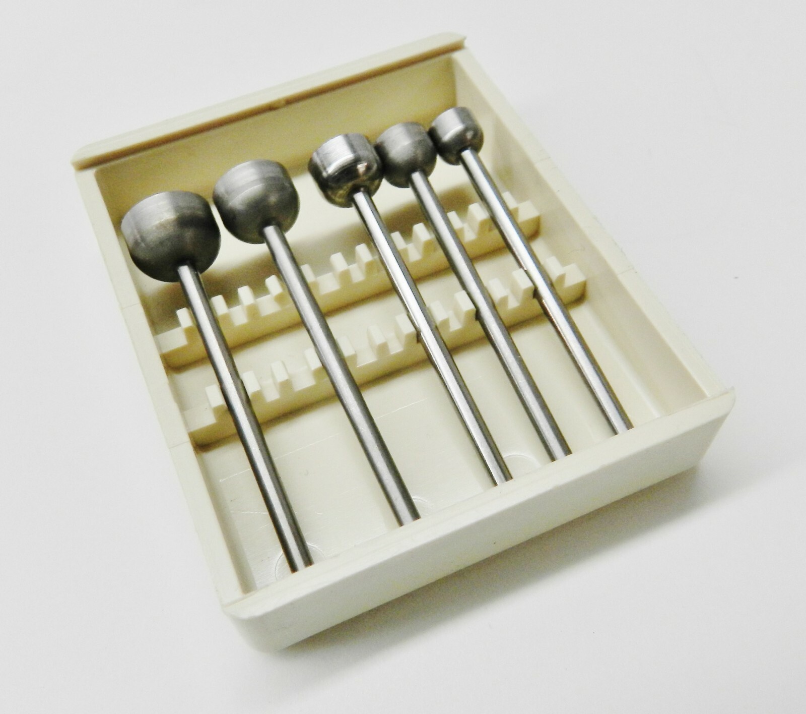 Large Cup Bur Set Fig 77b Concave Cutter Fraise 5Pc Assortment 6mm to 10mm Swiss