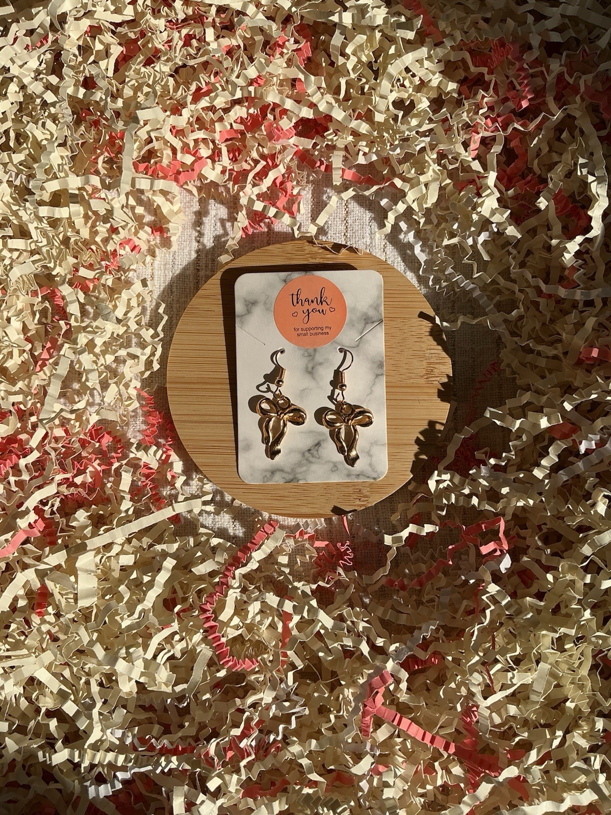 Golden Bow Earrings!