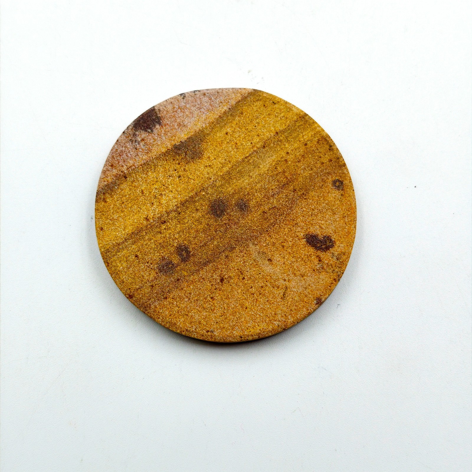 Smooth Psilomelane Dendrite Cabochon 56x56mm Round Gemstone Wire Wrap Jewelry