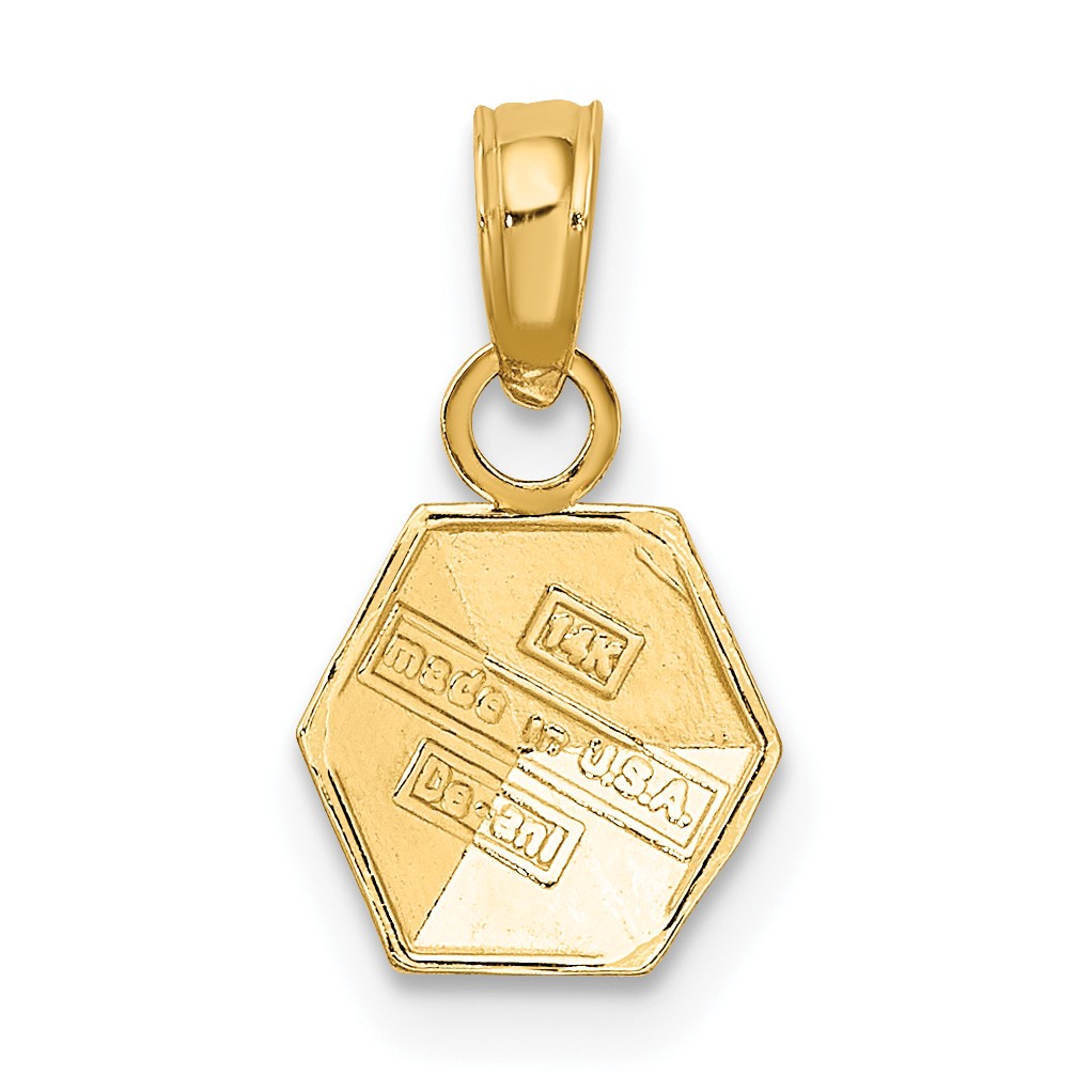 14k Baby Block Charm K4765