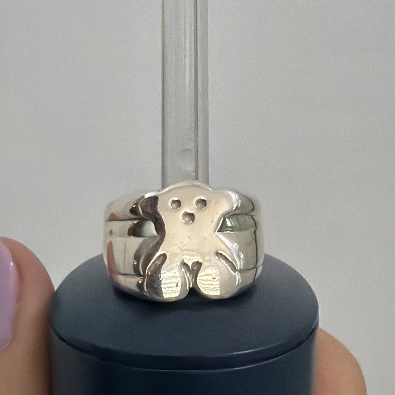 Tous Silver Ring Sz 7.75 RARE