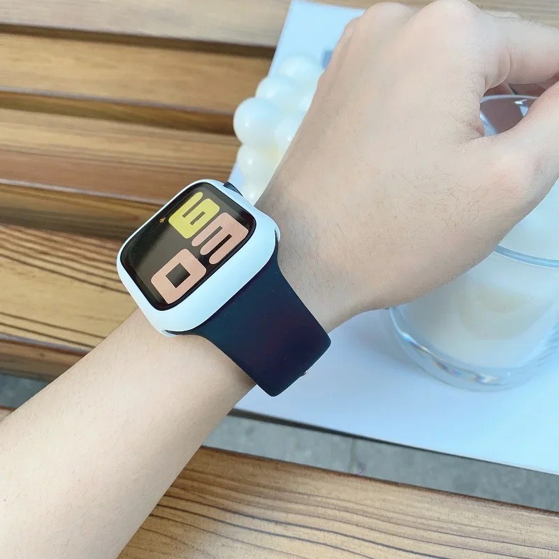 For Apple Watch Silicone Band Strap Series SE 1 2 3 4 5 6 7 Sports 38/40/42/44mm