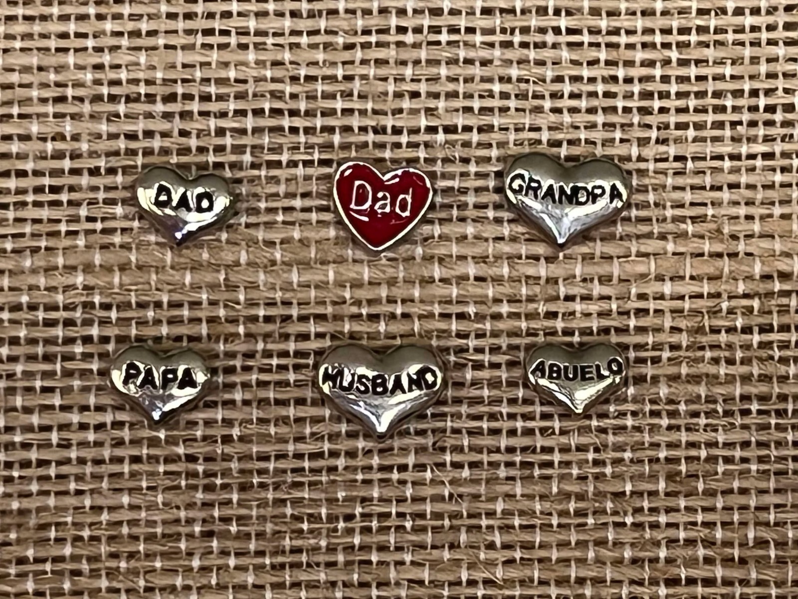 Authentic Origami Owl Dad Grandpa Papa Abuelo Husband Male Family Charms NEW