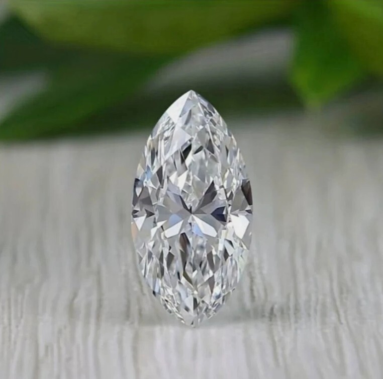 Certified Loose CVD Diamond Marquise Lab Grown 1 Pc D Color 3 x 5 mm IF Clarity