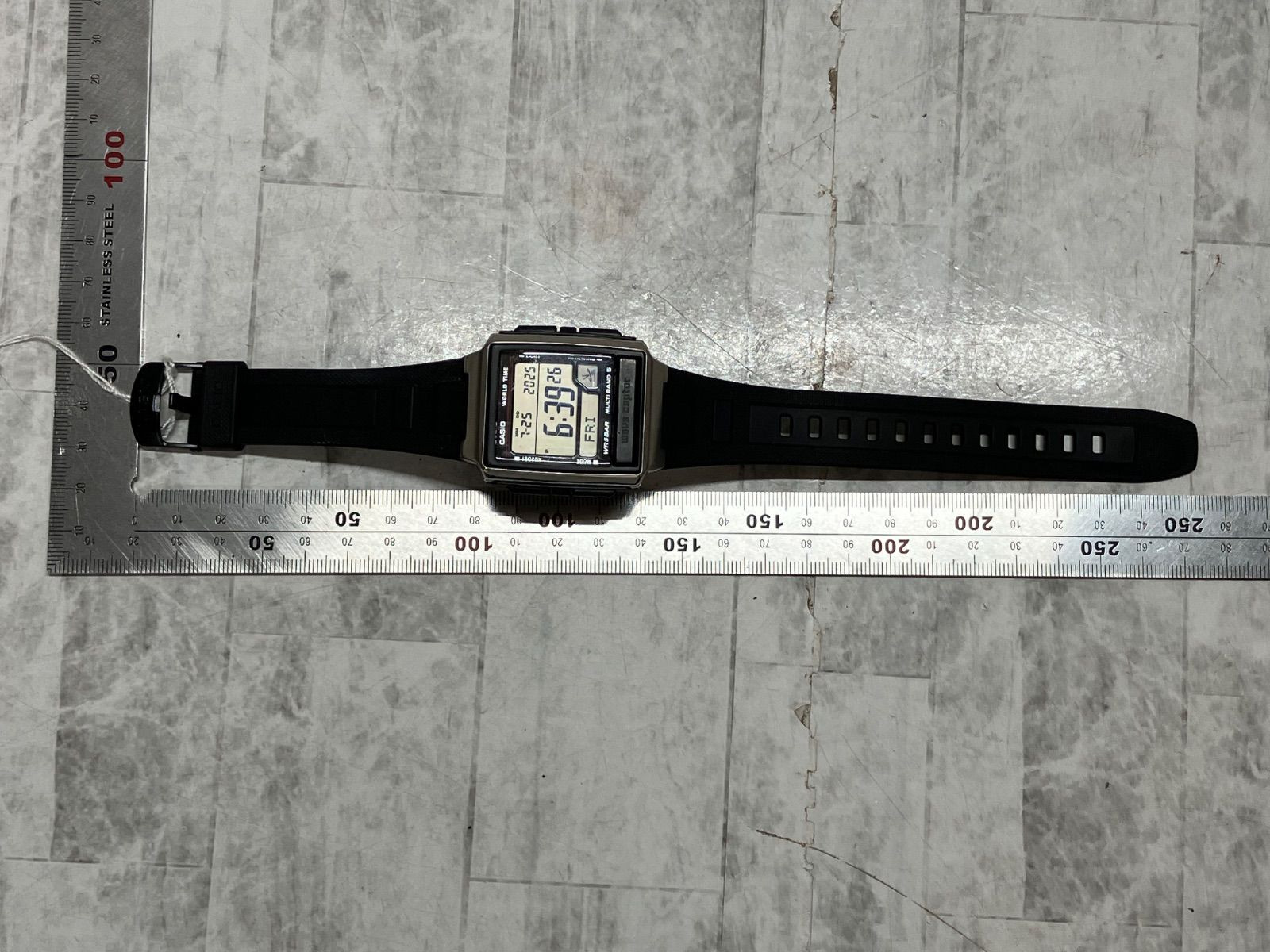 CASIO WAVE CEPTOR WV-59R-1AJF Men’s Watch New Mineral glass World Time Japan