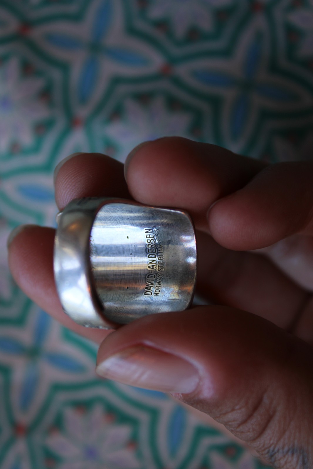 David Andersen Saga Ring 300 AD 925 sterling silver Scandinavian Norway 9