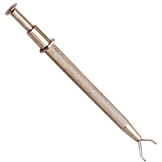 Diamond Gem stone 2 Pronged Holder Tweezer Pick up Grip Sorting Gem Display