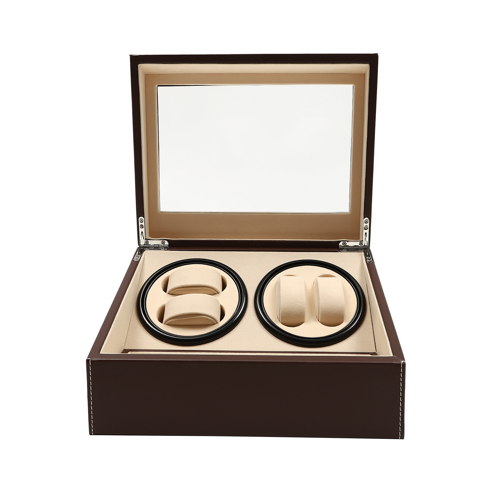 4+6 Automatic Watch Winder Watch Display Box Luxury Storage Case Self-winding