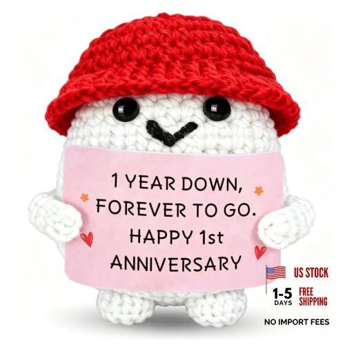 1 Year Anniversary Couple Gifts for Boyfriend Girlfriend Handmade 1 Year Down