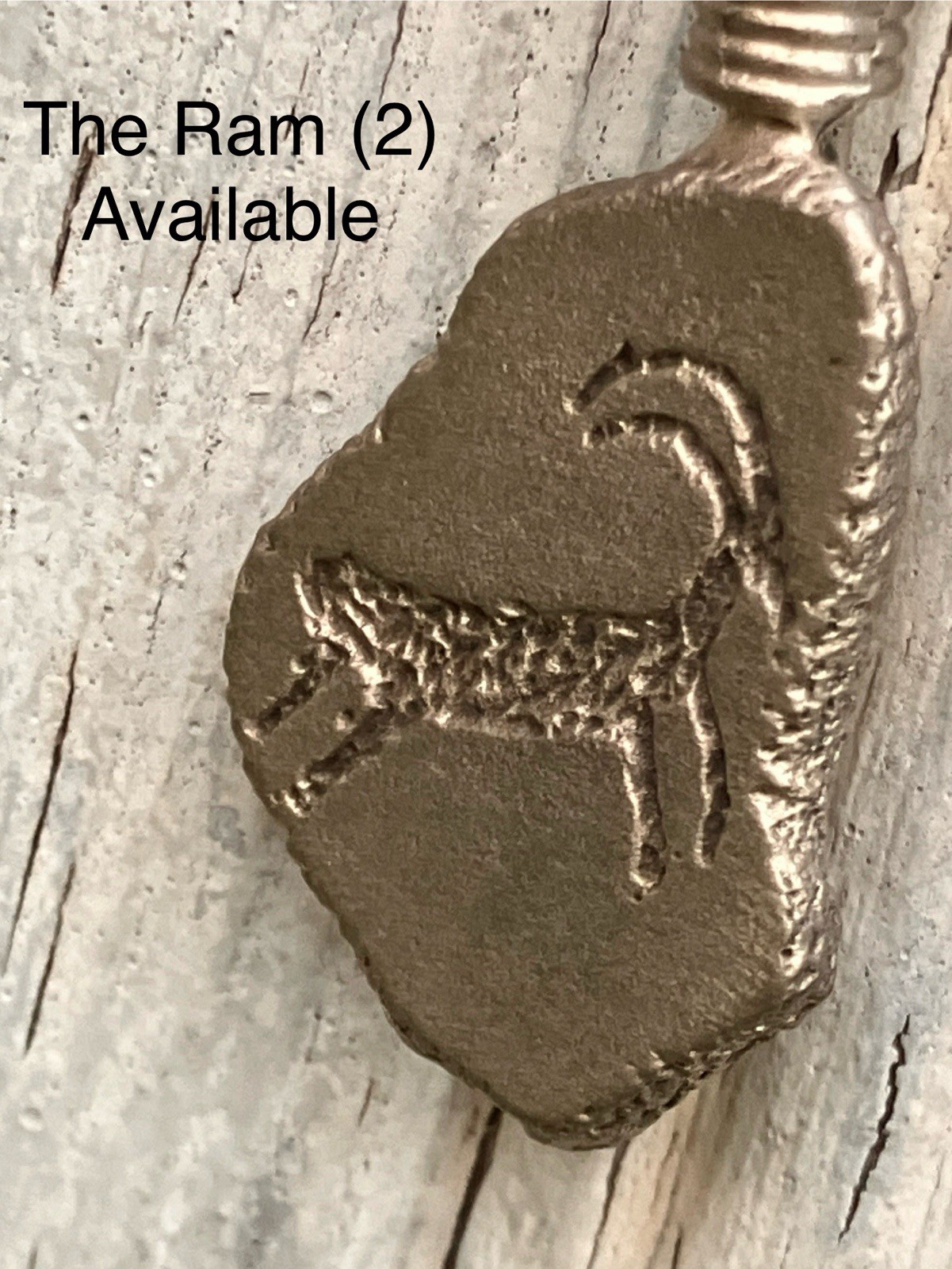 Petroglyph Replica Pewter Pendants With Black Cording