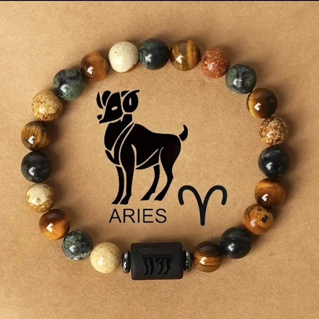 1x Zodiac Constellation Triple Protection Bracelet Handmade Gift Friend & Family