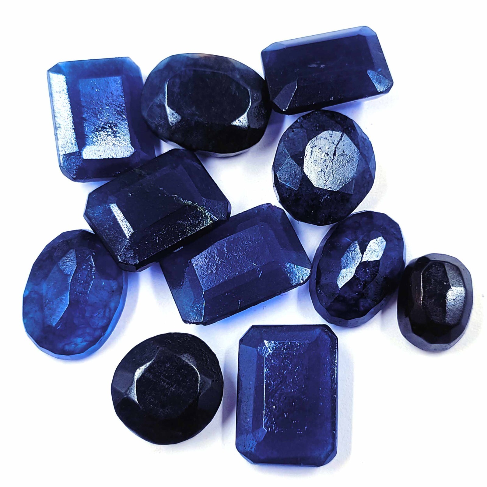 Natural Blue Sapphire 100 Ct IGL Certified MIX Shape LOT Faceted Loose Stone AAM