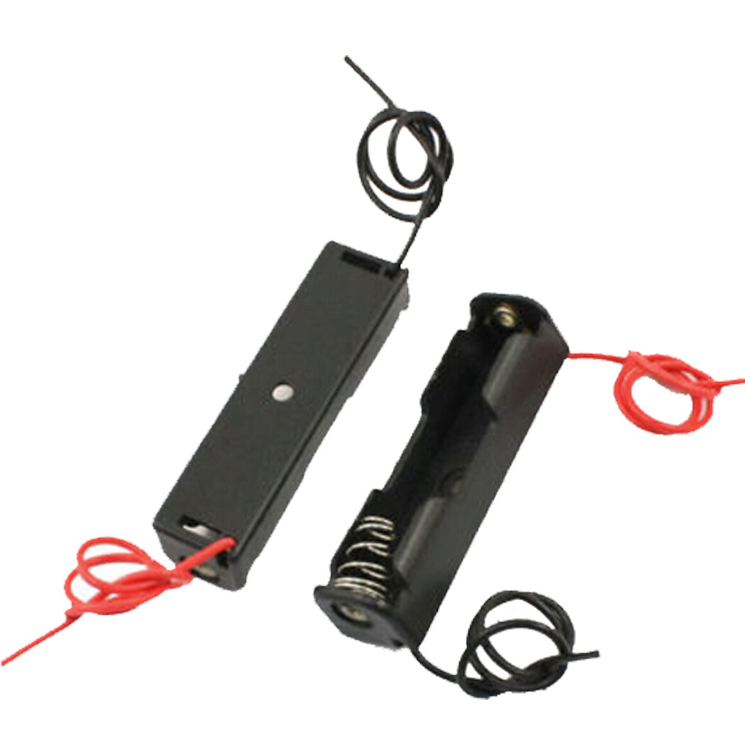 4Pcs Battery Holder Case for 3.7V 18650 Rechargeable Battery Clip Storage Box