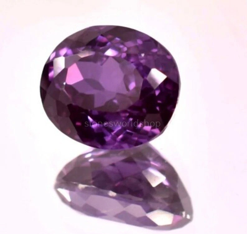 Natural Color Changing Alexandrite 11.35 Ct Certified Oval Cut Loose Gemstone