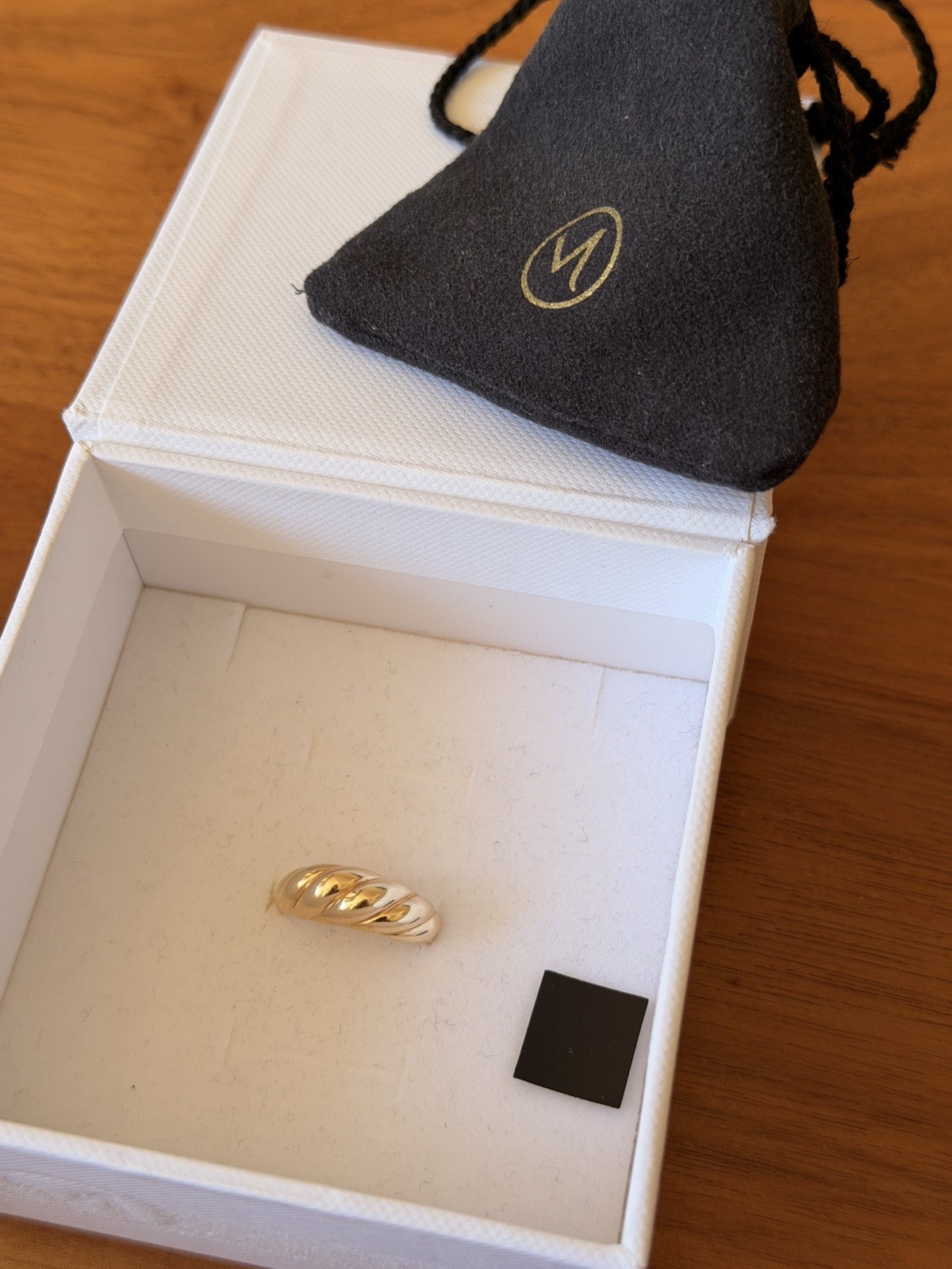 14ct Mejuri croissant Ring – 6.5