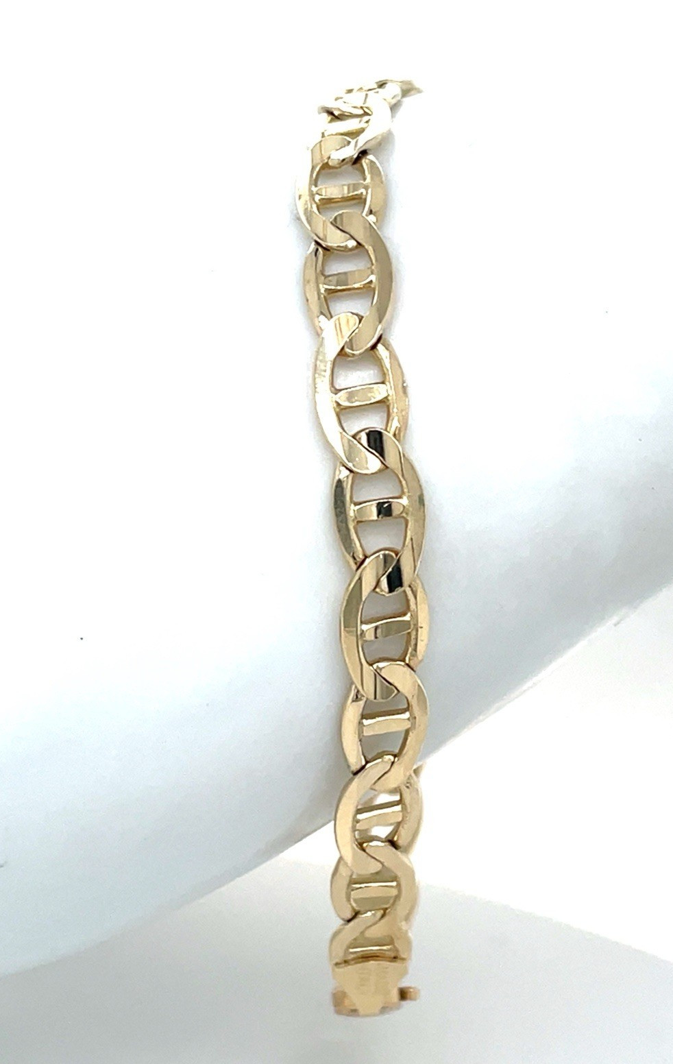 10K Yellow Gold Mariner Anchor 6mm Wide Bracelet 8 1/4 – 9.8 Grams