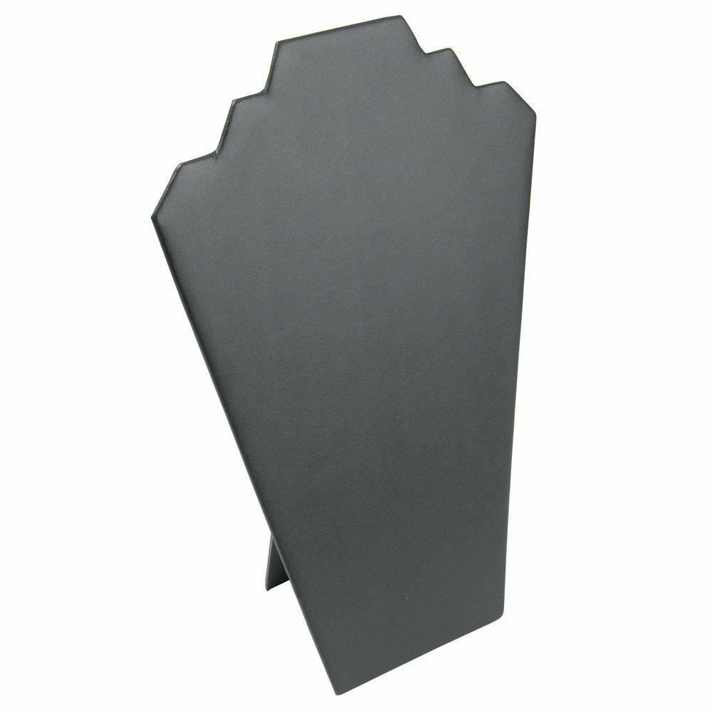 Black Leatherette Jewelry Necklace Easel Necklace Display Stand ~ 4 Styles