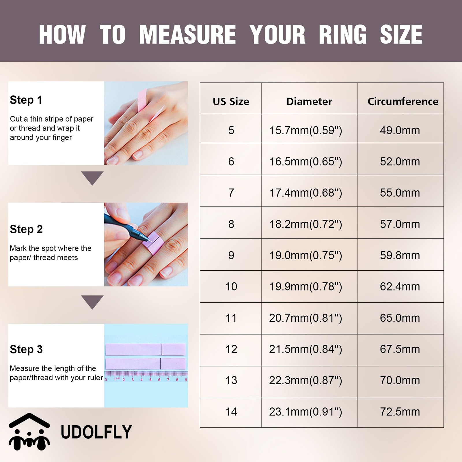 Mens Square Signet Rings Pinky Thumb Biker Ring for Men High Polished Plain W…