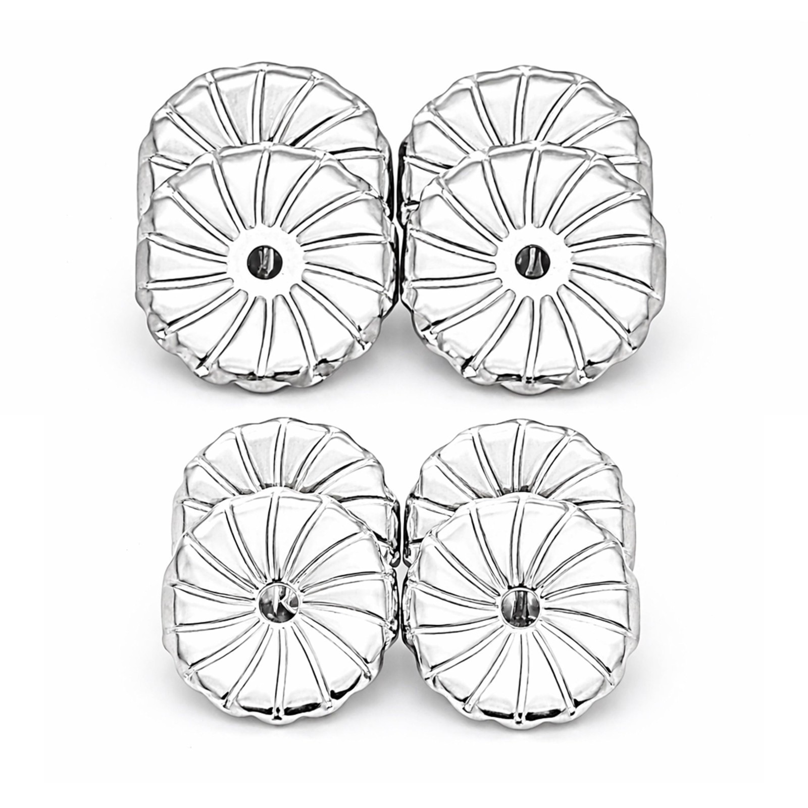 Oversized Earring Backs 4 Pairs 7mm & 8.2mm Universal Replacement Hypoallergenic