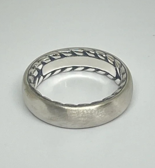 David Yurman Men’s Sterling Silver Ring 9.5