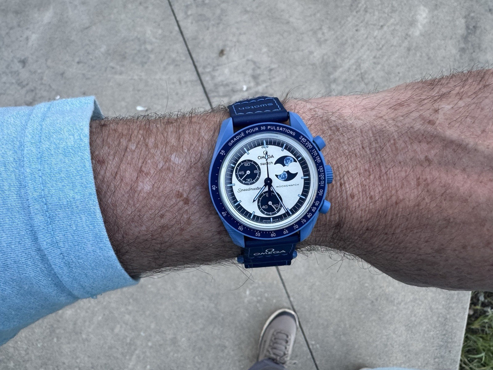 100%Authentic Swatch x Omega Moonswatch Mission To The Super Blue Moon Moonphase