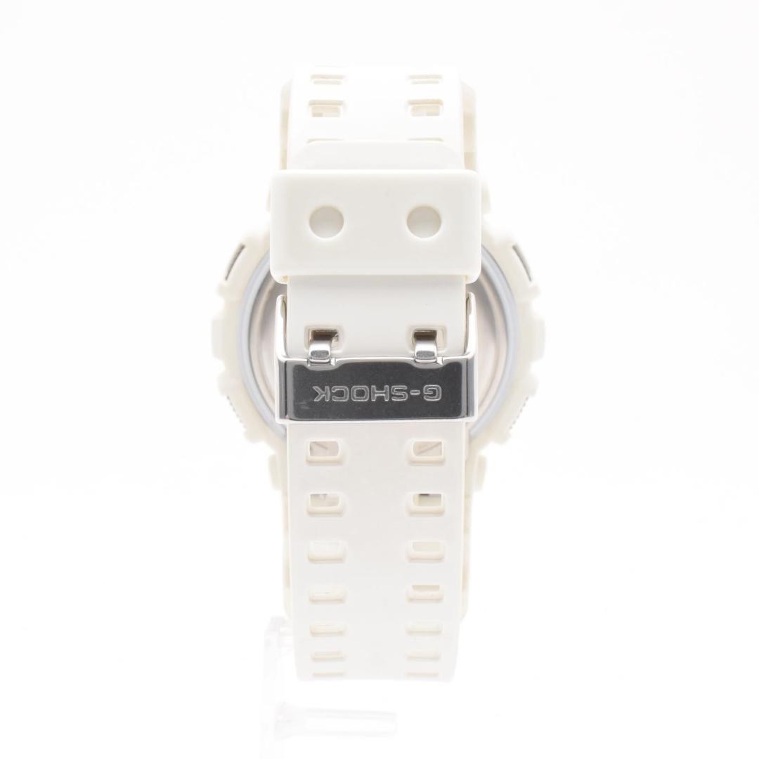 Working condition CASIO G-SHOCK men’s analog-digital watch, white.