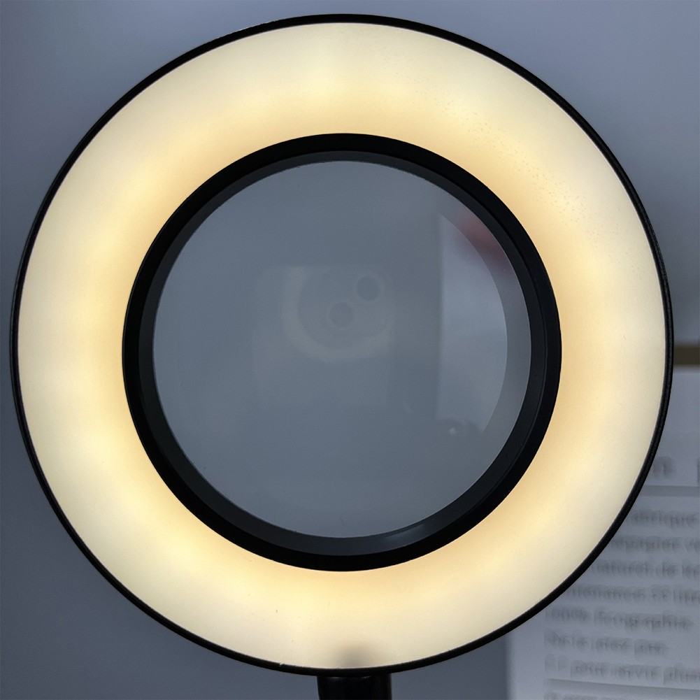 10X Magnifying Glass Desk Light Magnifier LED Lamp Reading Lamp With Base&Clamp