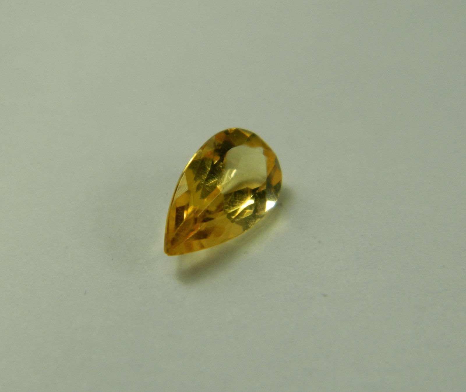Imperial Topaz 1.27 Ct Clarity VVS Pear Cut Natural Golden Brazil I216