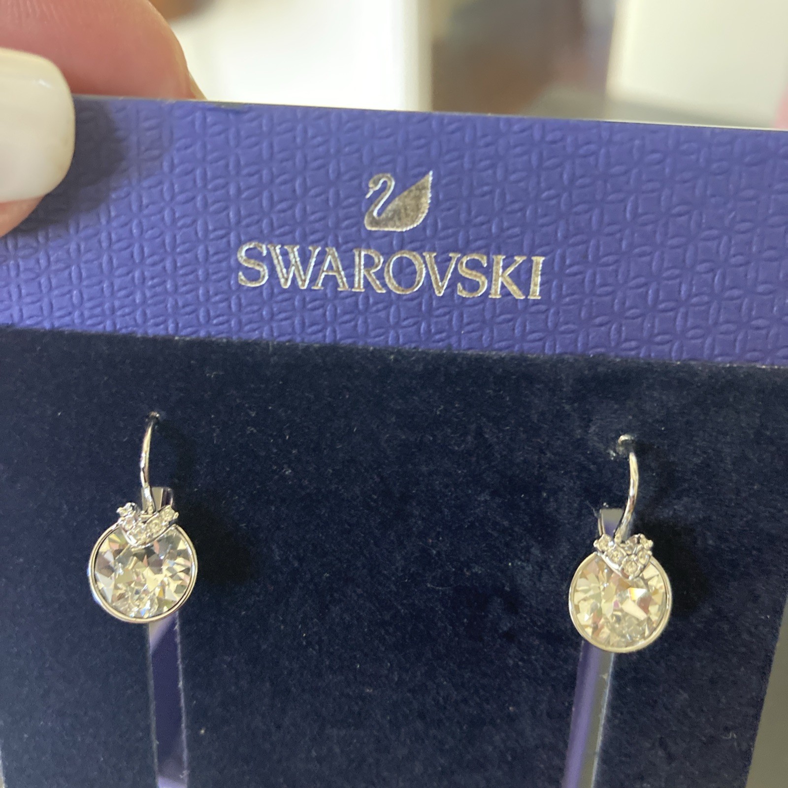 Swarovski Crystal Pierced Earrings