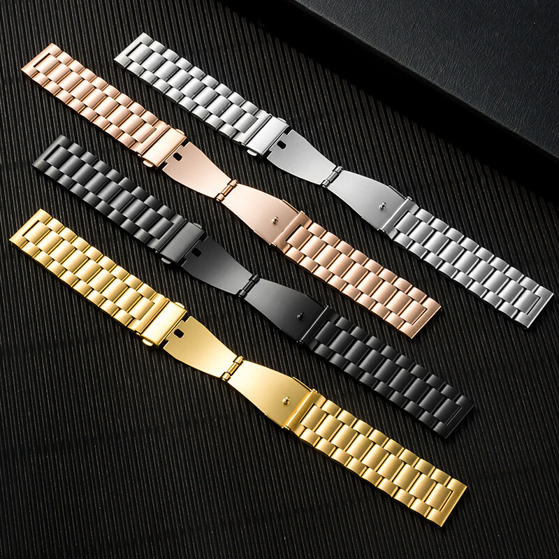 High Quality Stainless Steel Solid Steel Watch Band Metal Strap16 18 20 22 24mm