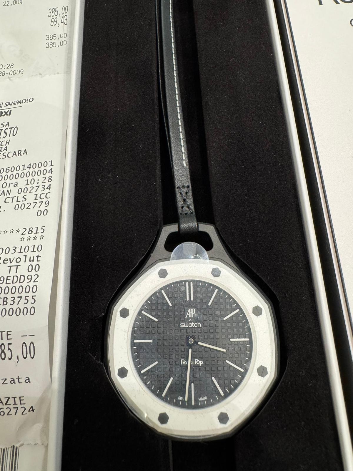 Swatch x Audemars Piguet AP Bioceramic Royal Pop Eight Black SSX03W101N
