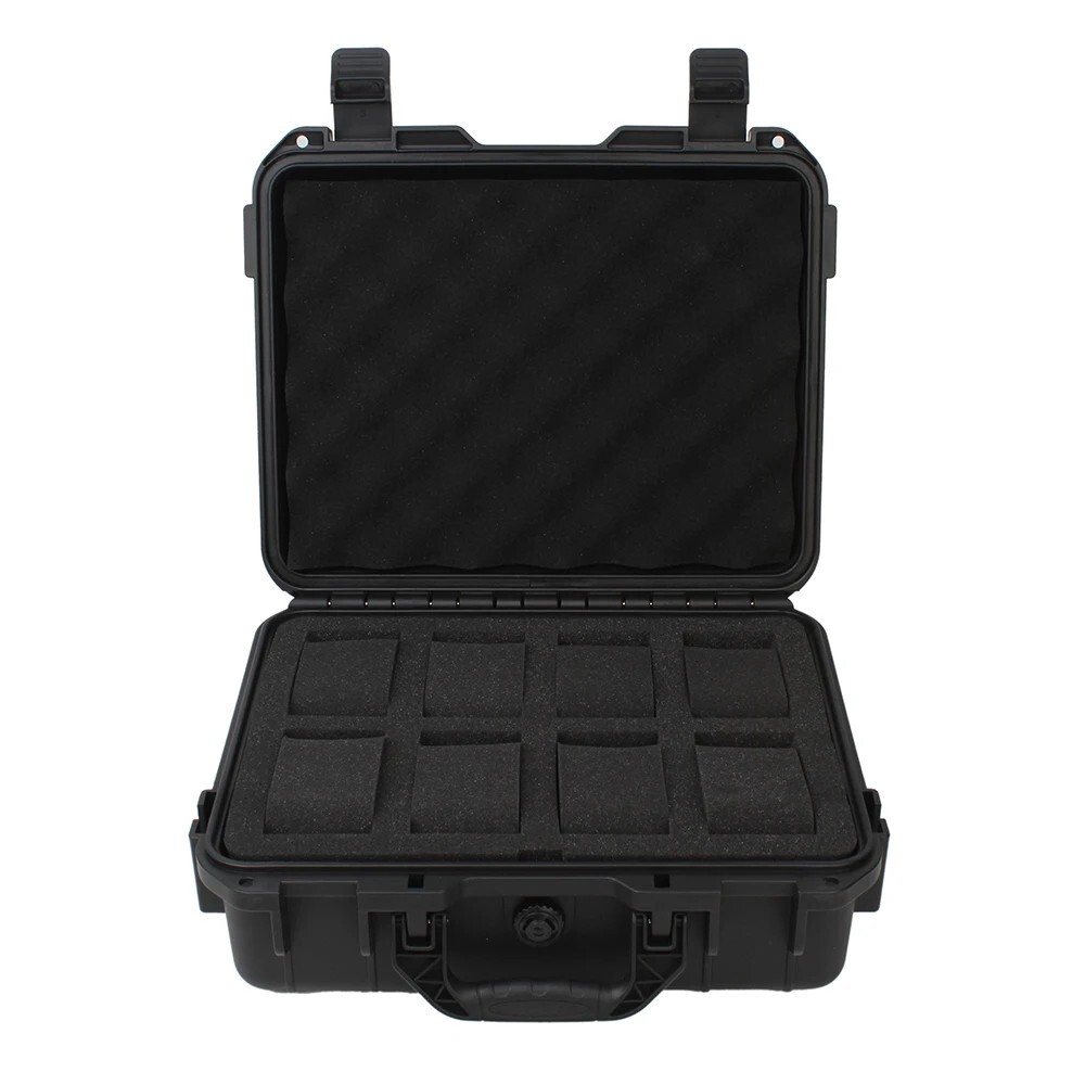Heavy Duty ABS Plastic Waterproof 8 Watch Storage/Travel Box