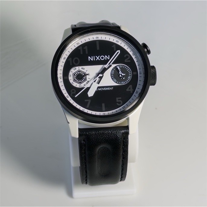 Nixon Star Wars Safari Deluxe First Order Quartz Watch White Case Leather