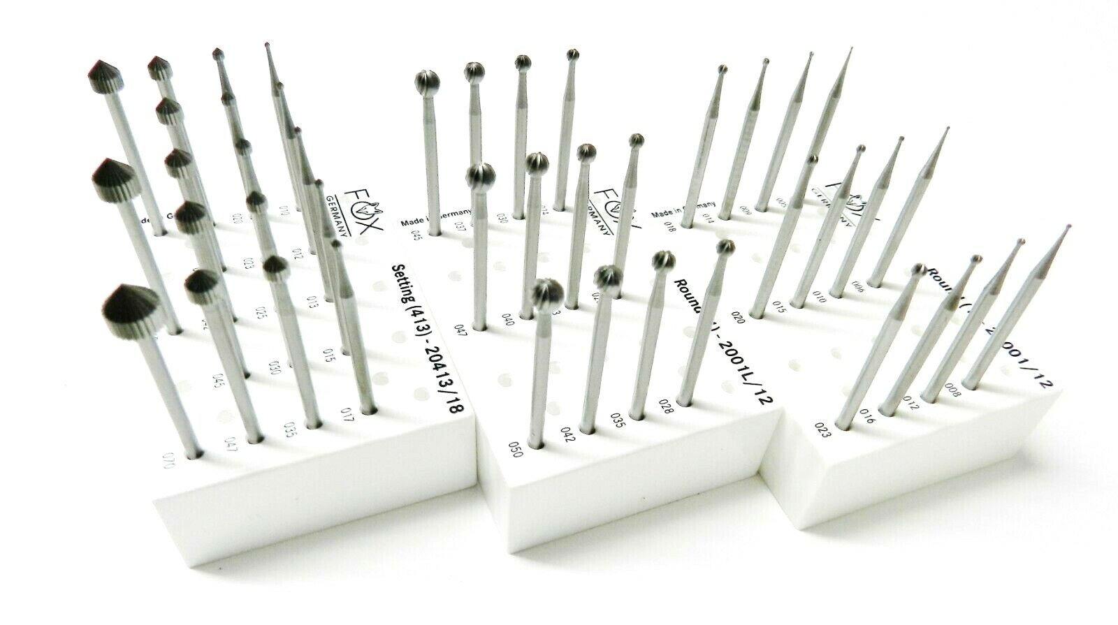 Jewelers Burs SET Round Ball Burs 005 – 5.0mm & Stone Setting Burs 010 – 7.0mm