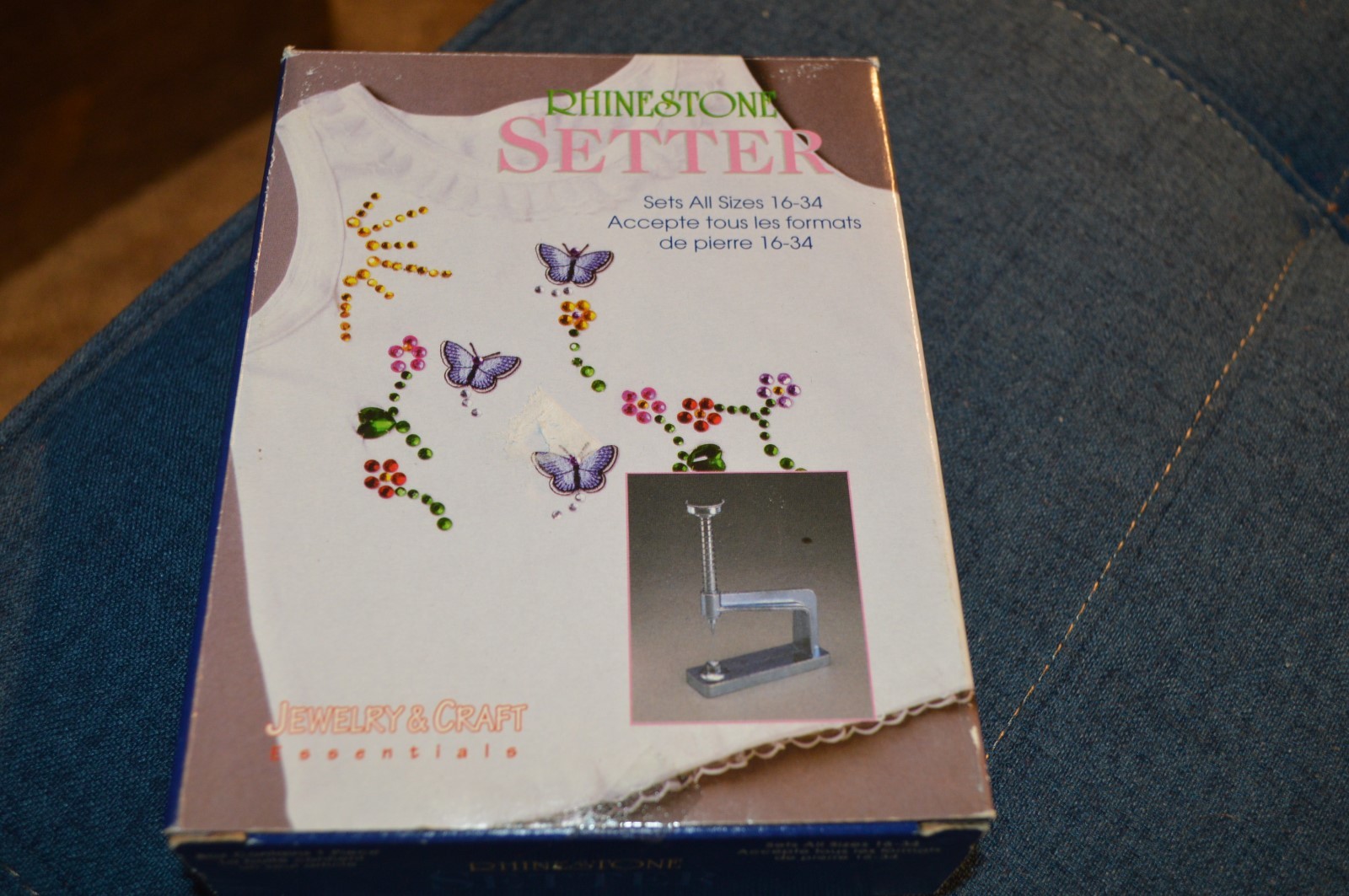 RHINESTONE SETTER Sets all sizes 16-34 Jewelry & Craft Essentials in box