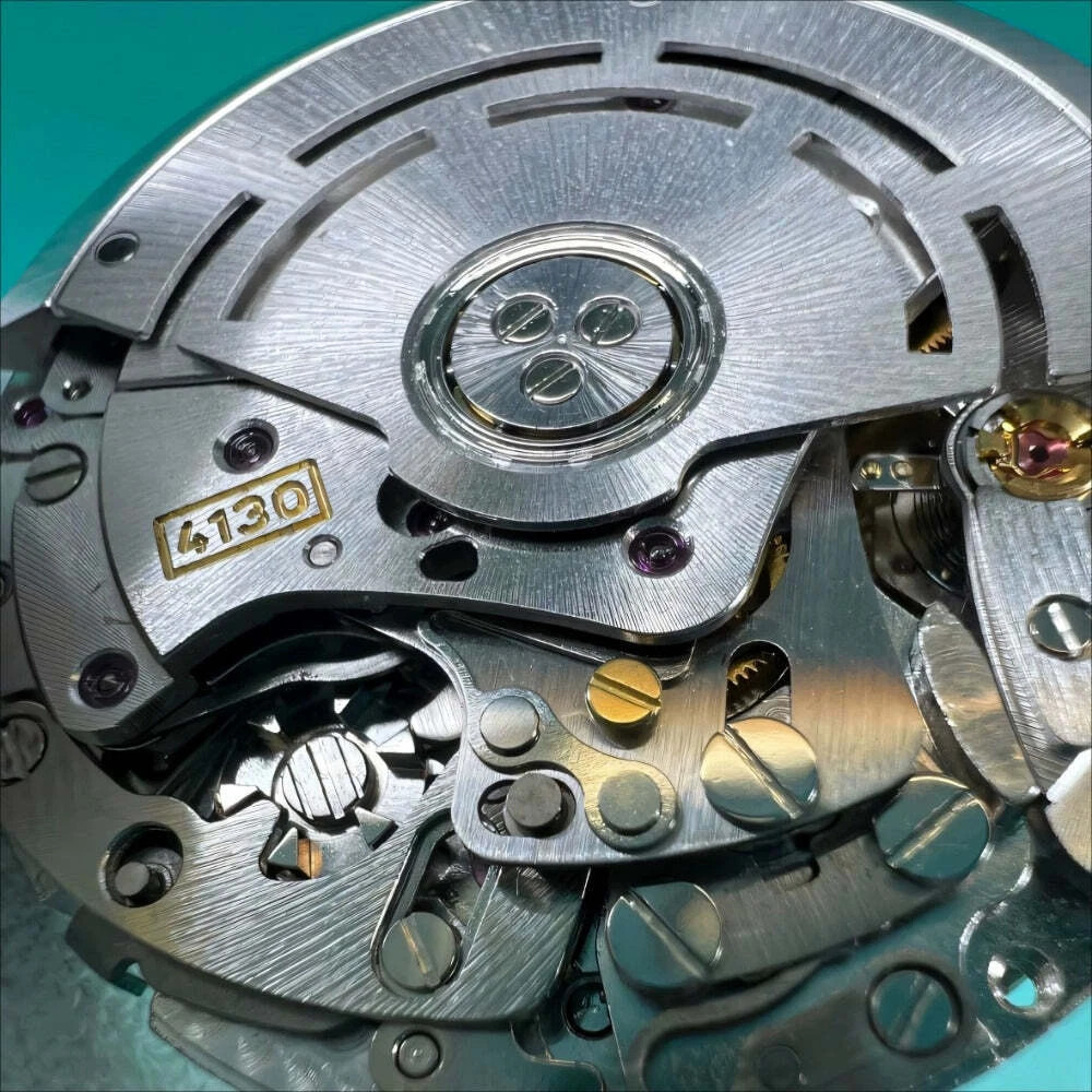 4130 Mechanical Movement 6 Hands No Calendar Daytona Blue Hairspring