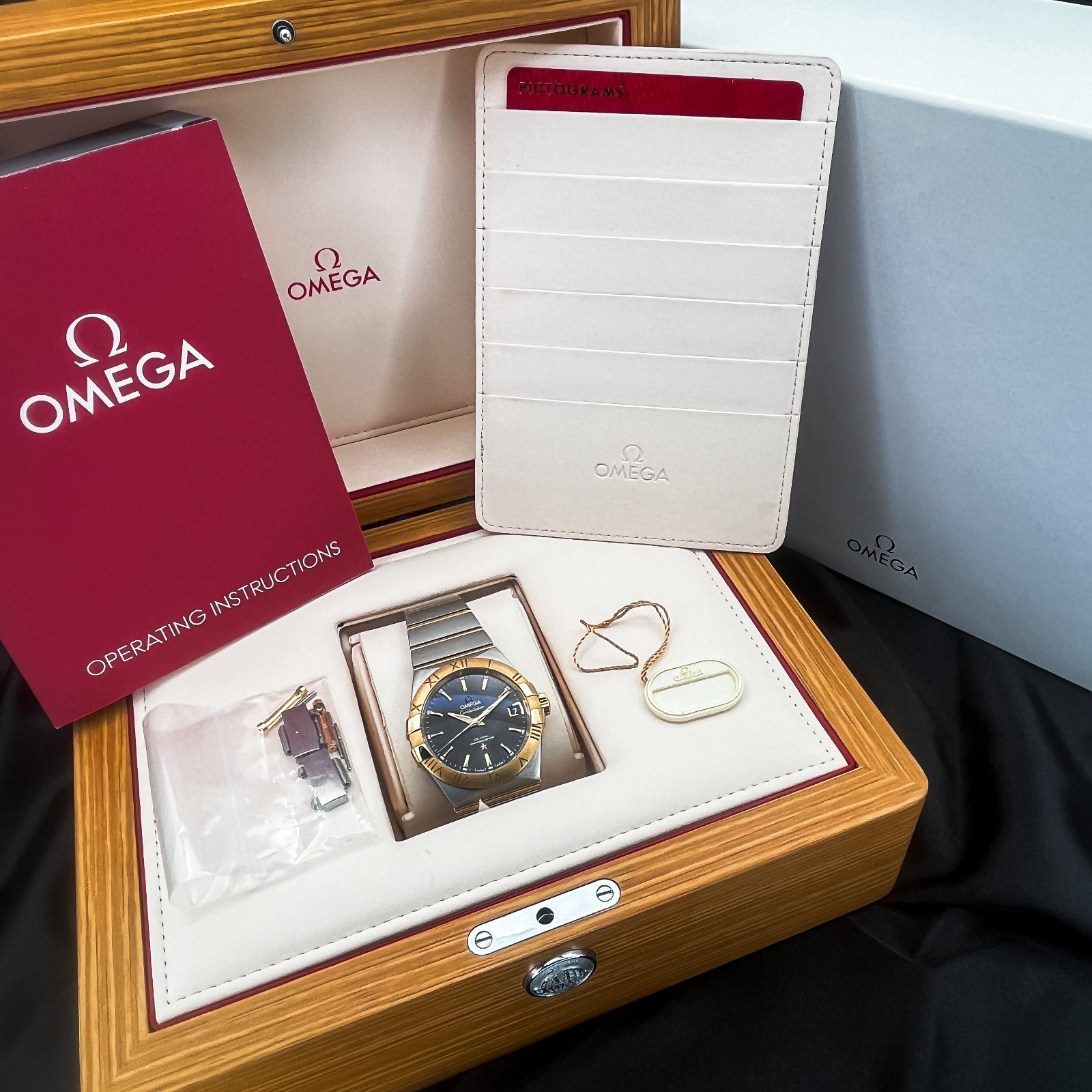 Omega Constellation Grey Dial Two-Tone Bracelet – 38MM -REF 123.20.38.21.06.001