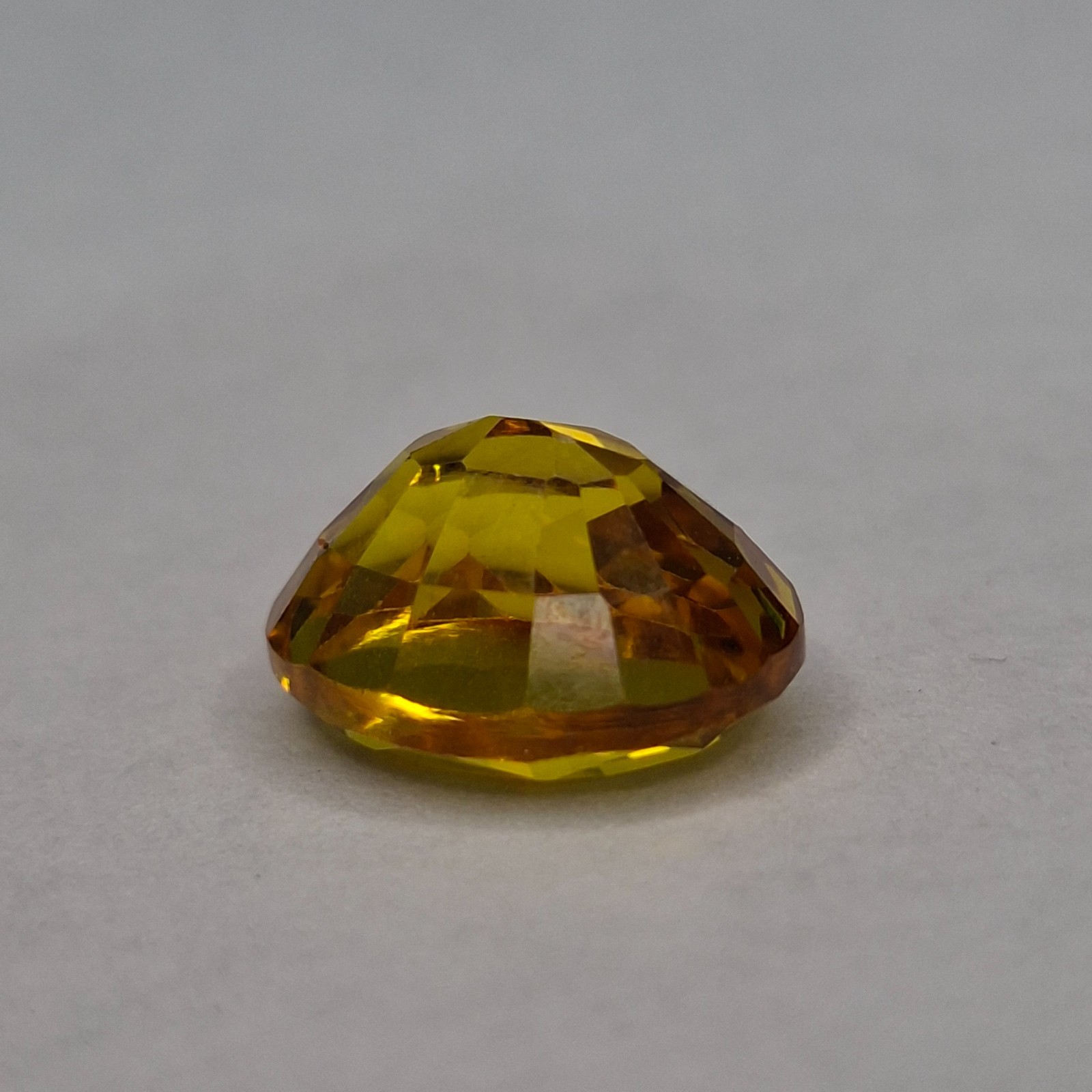 AAA 8-10Ct Yellow Sapphire Oval Cut Loose Natural Certified Gemstone GB069