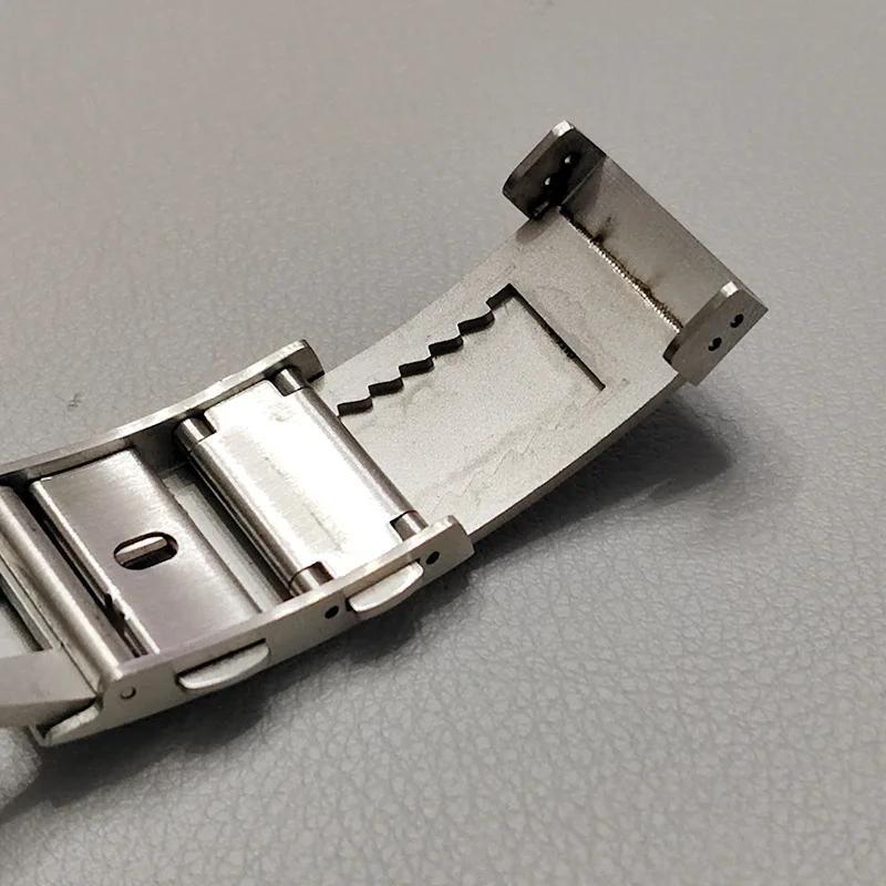 18/20/22mm 316L Stainless Steel Watch Clasp Adjustable Folding Buckle Metal